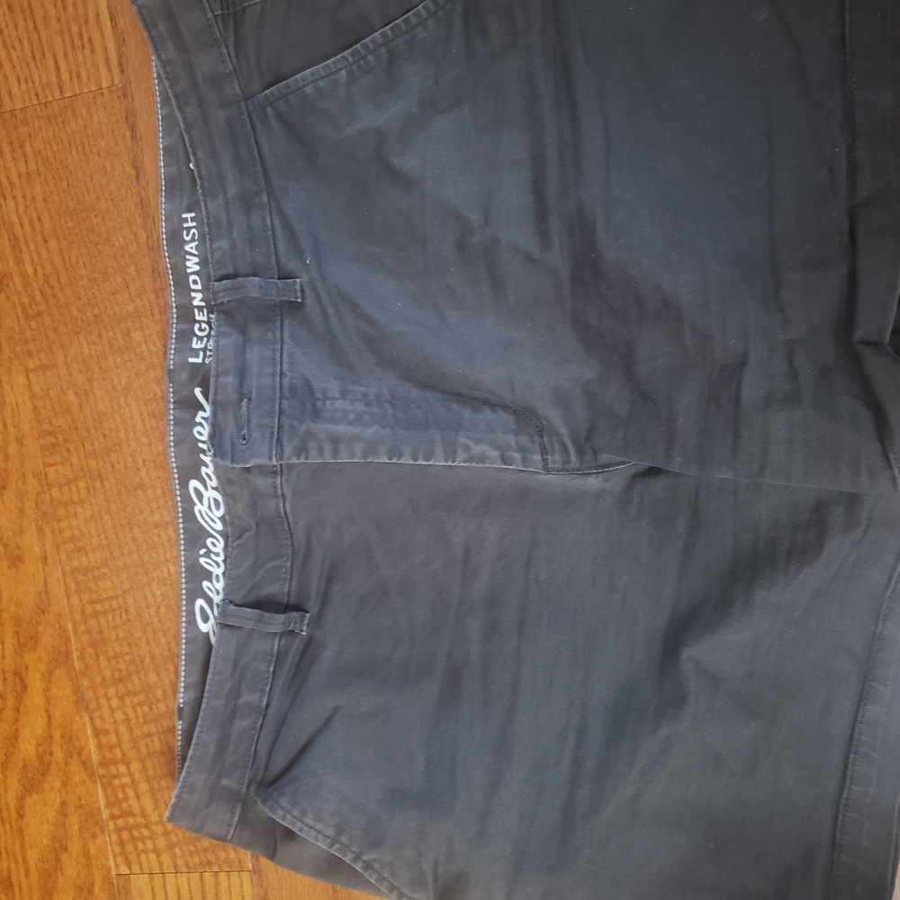 Eddie Bauer Charcoal Legend Wash Shorts.